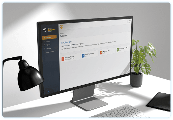 Portofolio Aplikasi Payroll Toko Emas Kembang | Simetri